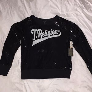 Black True Religion Sweater